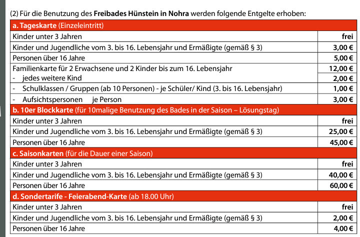 Freibad Hünstein