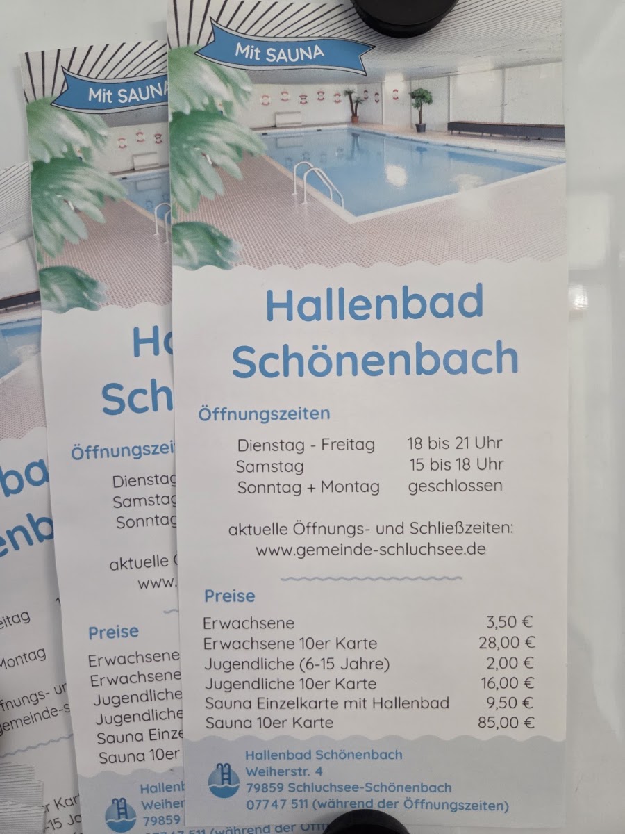 Hallenbad Schluchsee-Schönenbach